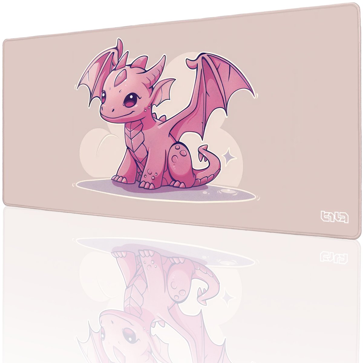 PODKŁADKA GAMINGOWA Chibi Smoczek 90x40 TILT Dla gracza Gamingowa