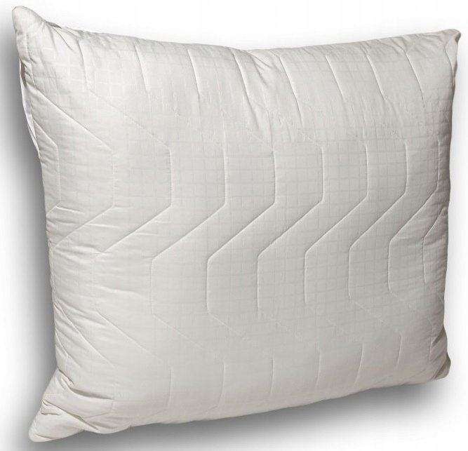 PODUSZKA DO SPANIA 45x45 ALERGIMED ANTYALERGICZNA CAŁOROCZNA GRUBA KREMOWA