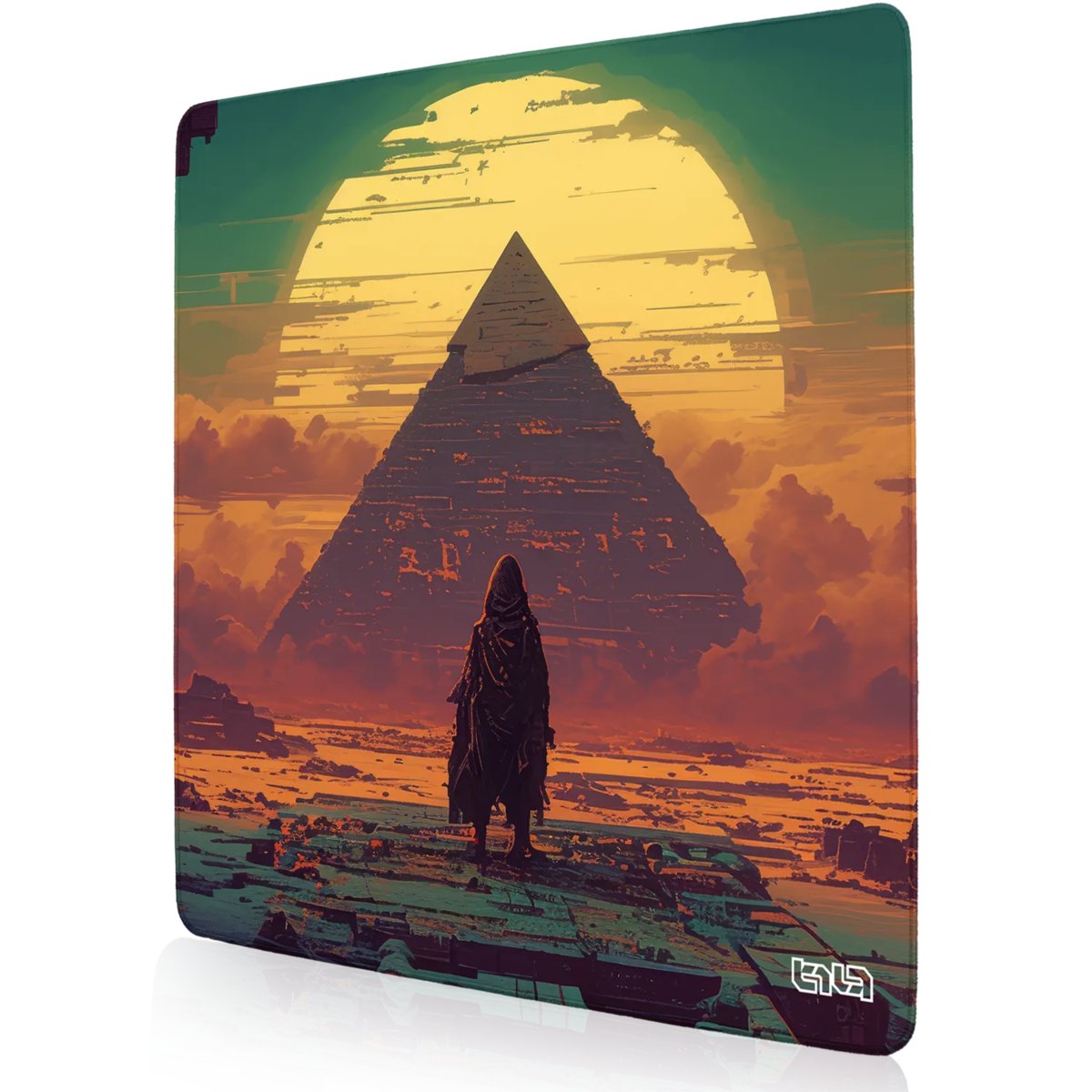 PODKŁADKA POD MYSZKĘ XXL Ostatnia Piramida 50x50 TILT Dla gracza Duża
