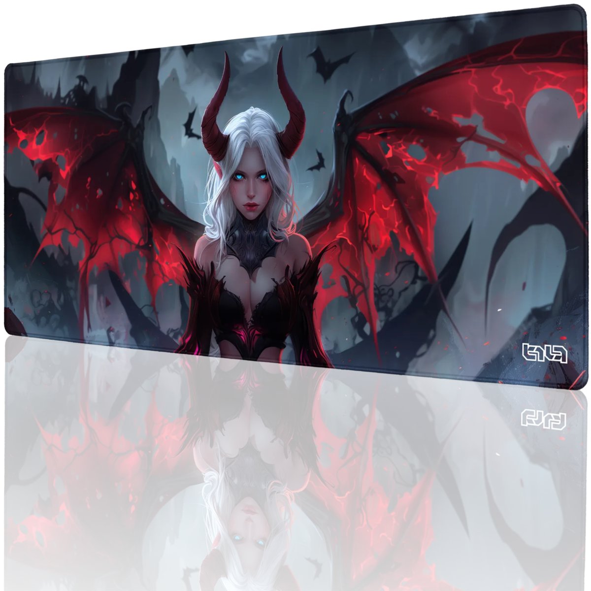 PODKŁADKA POD MYSZ GAMINGOWA Nyx The Succubus 90x40 TILT XL Antypoślizgowa
