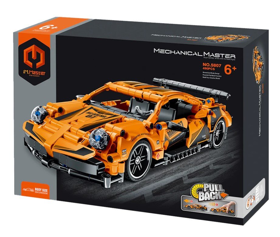 iM.Master Klocki auto pomarańczowe 490 elementów