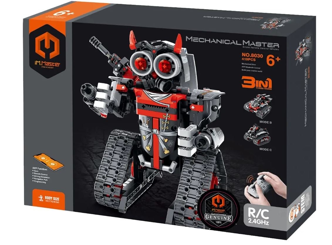 Klocki robo-auto 3w1 zdalnie sterowane 419 elementów