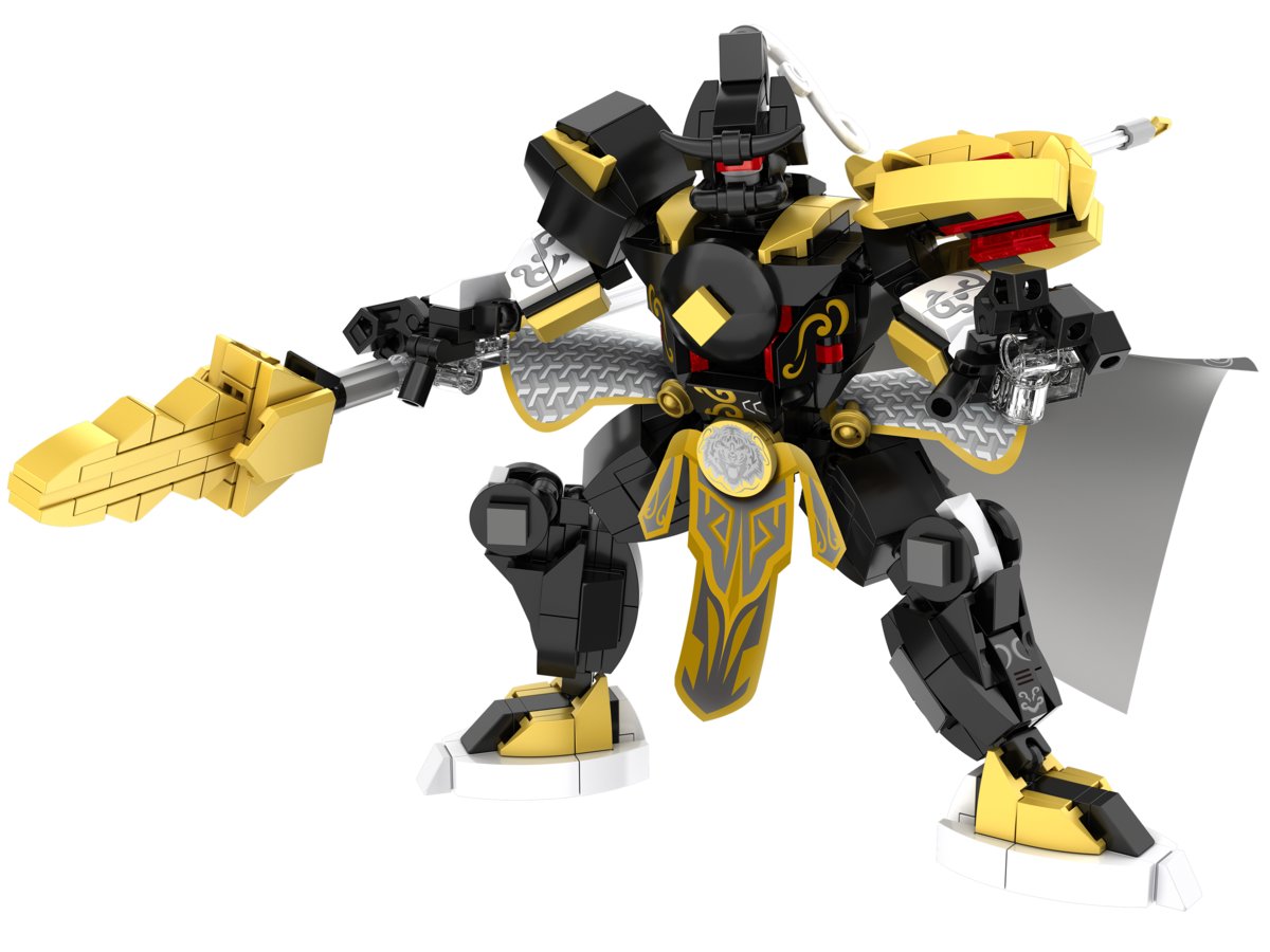 iM.Master Klocki robot/tygrys czarny 2w1 370 elementów