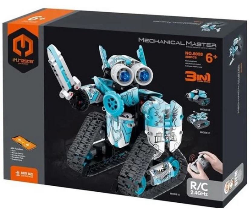 IM.MASTER Robo-auto turkusowy 3w1 zdalnie sterowany 398 elementów