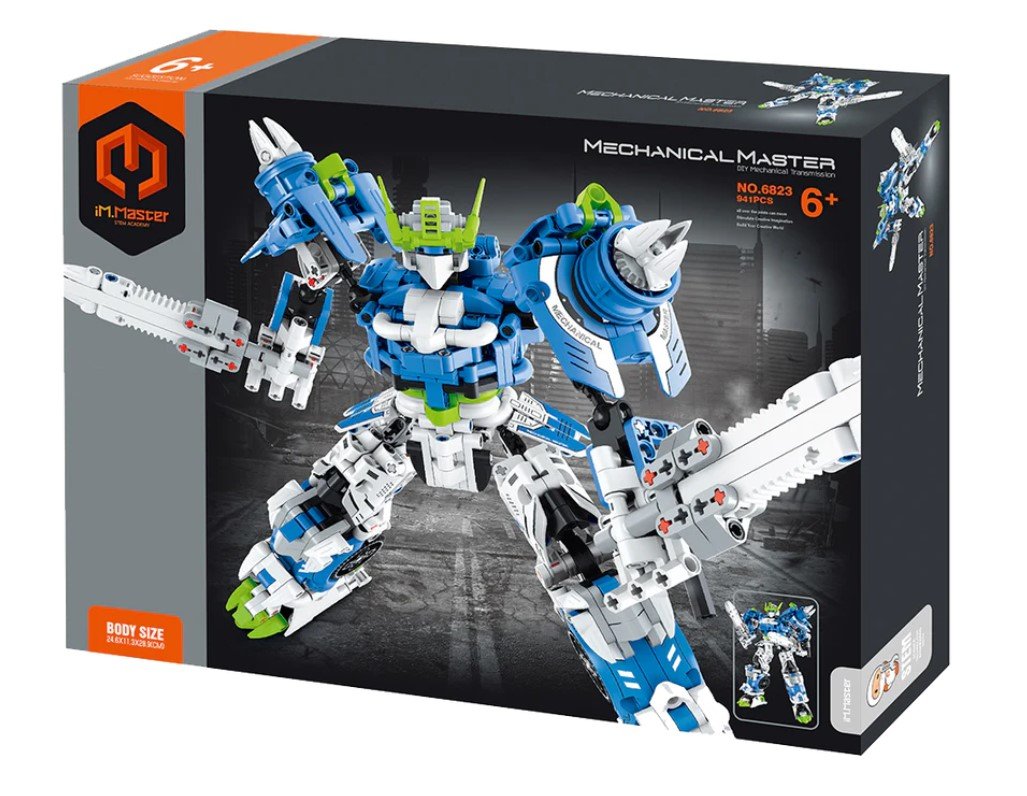 iM.Master Klocki Mecha wojownik niebieski 941elementów