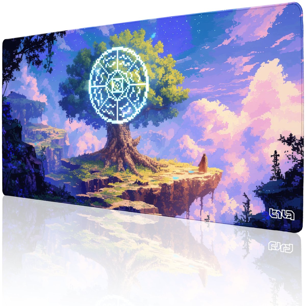 PODKŁADKA POD KLAWIATURĘ Runiczne Drzewo 100x50 TILT Wodoodporna Prezent