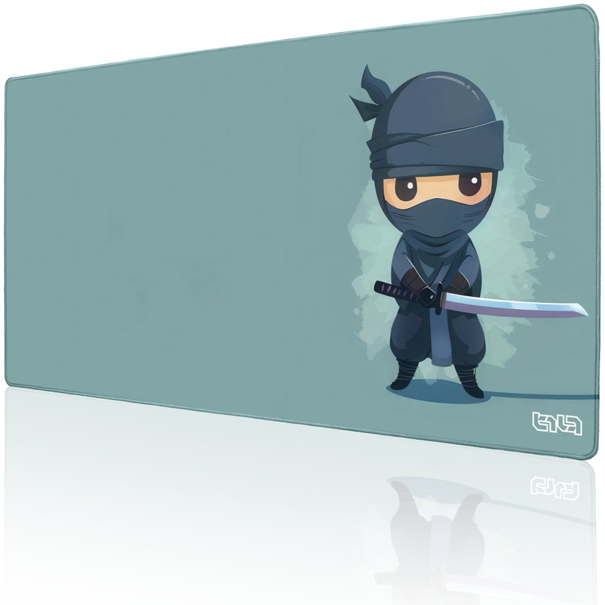 DUŻA PODKŁADKA POD MYSZKĘ Chibi Ninja 100x50 TILT Duża Prezent XL