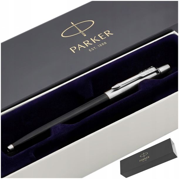 Długopis Parker Jotter Czarny + Eleganckie Pudełko Gratis Na Prezent