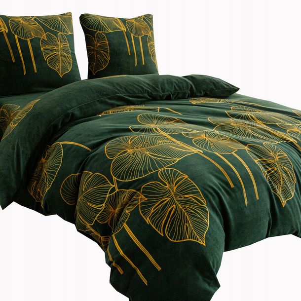 Gruba Pościel Polarowa Miś 200x220 Ciepła Zimowa 2x Poszewka 70x80 Komplet