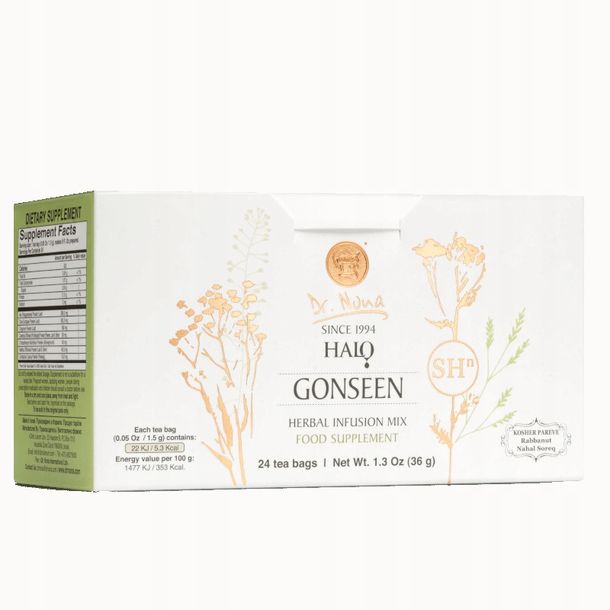 HALO GONSEEN - Dr Nona - herbata ziołowa na stres i osłabienie, 24 saszetki