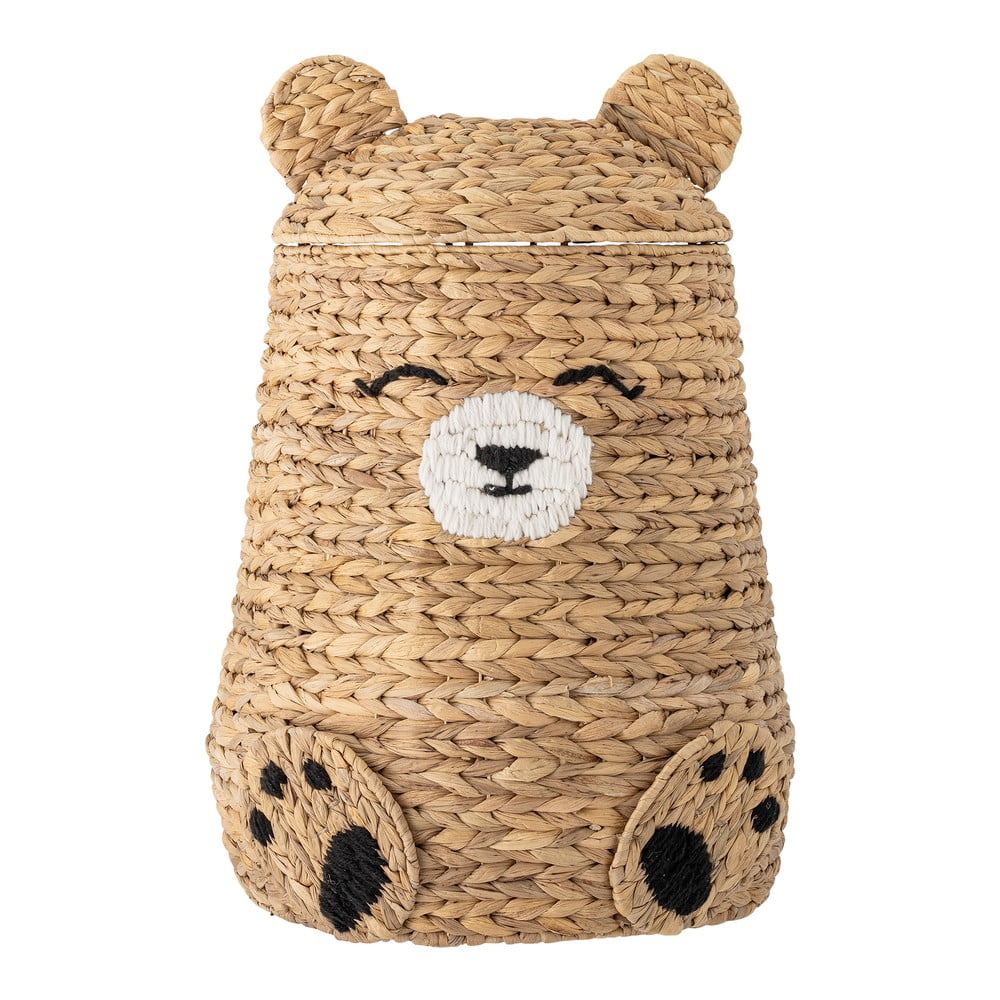 Dziecięcy kosz na zabawki z hiacyntu wodnego w naturalnym kolorze ø 40x57 cm Timone – Bloomingville Mini