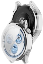 Bizon Etui z osłoną ekranu Case Watch Felipe do Huawei Watch GT 5 46 mm, srebrne