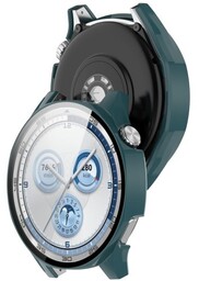 Bizon Etui ze szkłem do zegarka Case+Glass Watch do Huawei Watch GT 5 46 mm, zielone