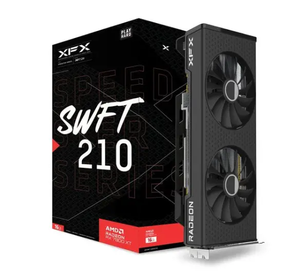 XFX Speedster SWFT 210  Radeon RX 7800 XT Core Edition 16GB GDDR6 256bit FSR RX-78TSWFTFP