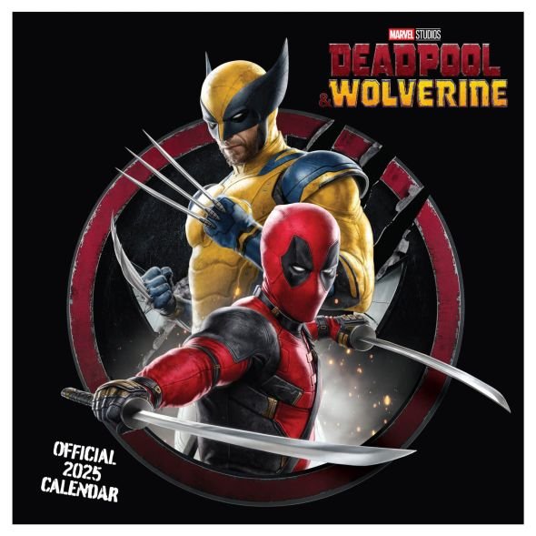 Marvel Deadpool kalendarz ścienny 2025