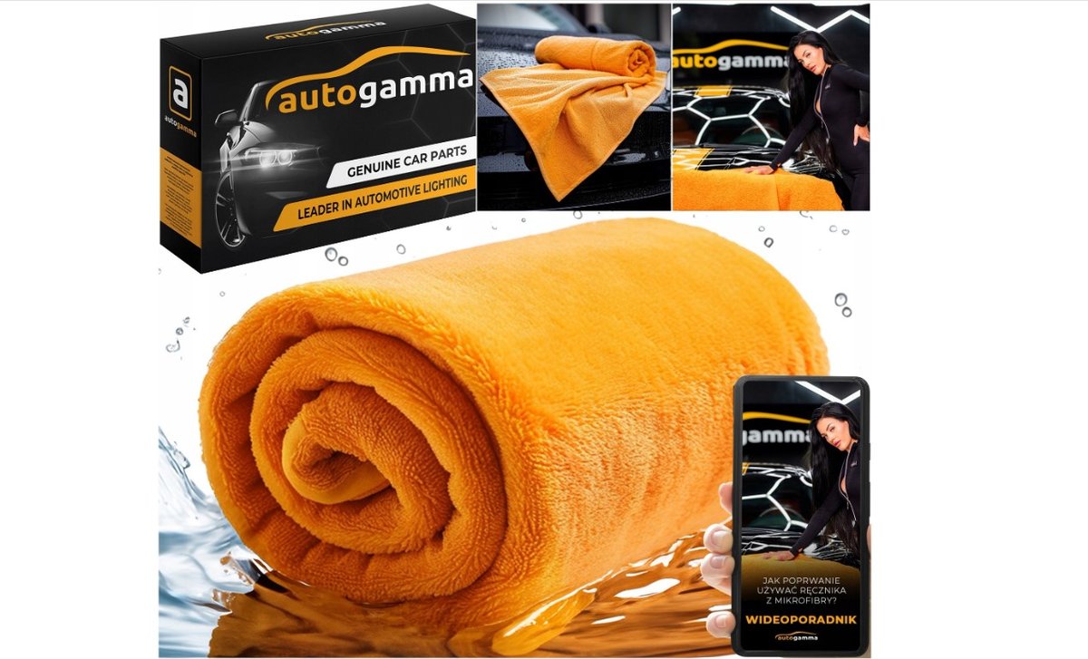 Ręcznik Mikrofibra do Osuszania Samochodu Auta Lakieru 160x60cm Chłonny