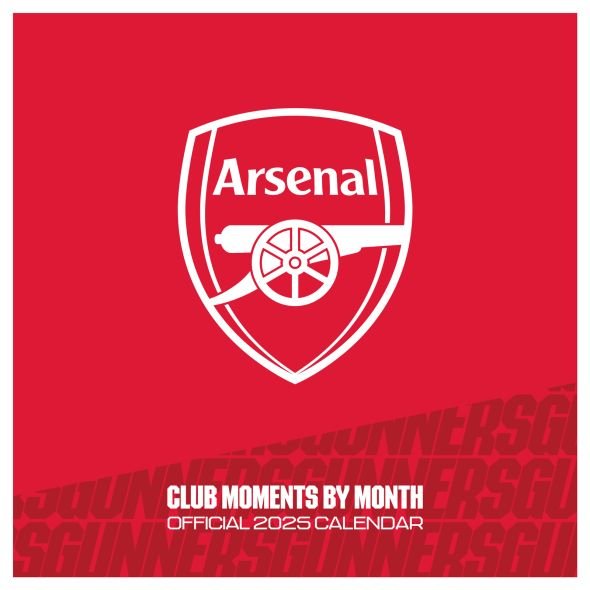 Arsenal FC Legends kalendarz ścienny 2025 Piłka nożna