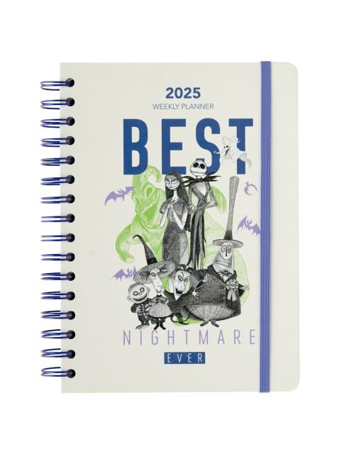 The Nightmare Before Christmas Dziennik A5 kalendarz książkowy 2025