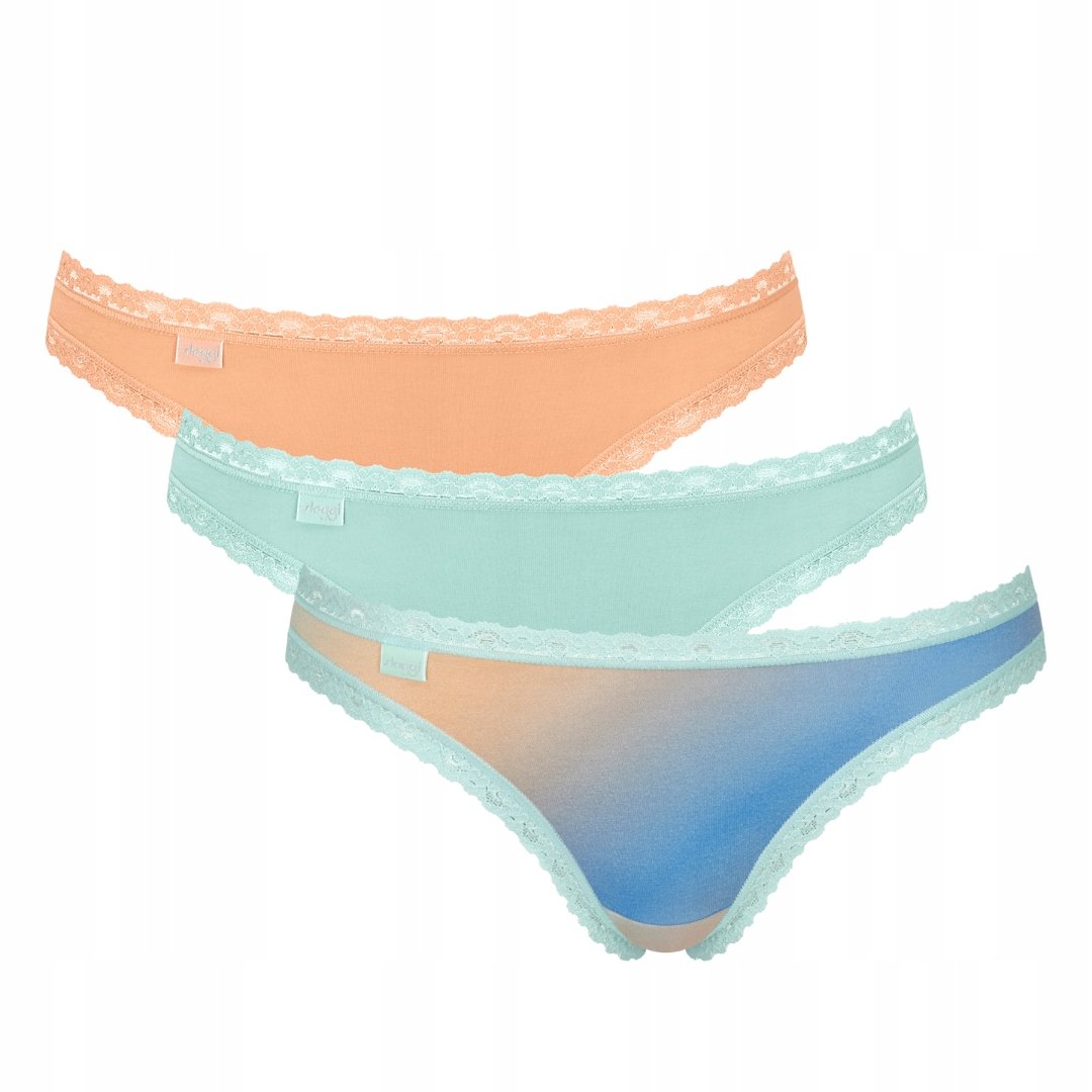 Majtki damskie Figi 3 KOLORY Sloggi 24/7 Weekend Brazil C3P 3 SZTUKI 42 XL