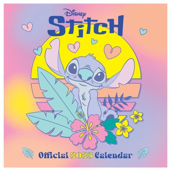 Stitch kalendarz ścienny 2025 dla dzieci