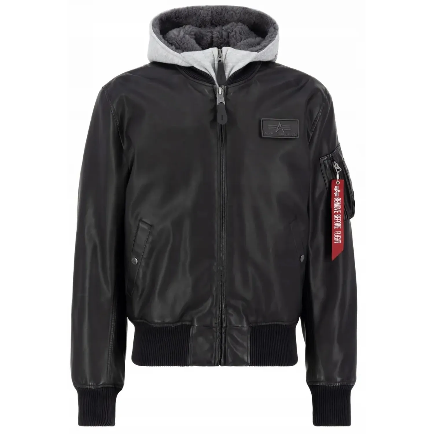 Kurtka Alpha Industries MA-1 D-Tec FL 123106 198 - Czarna/Szara
