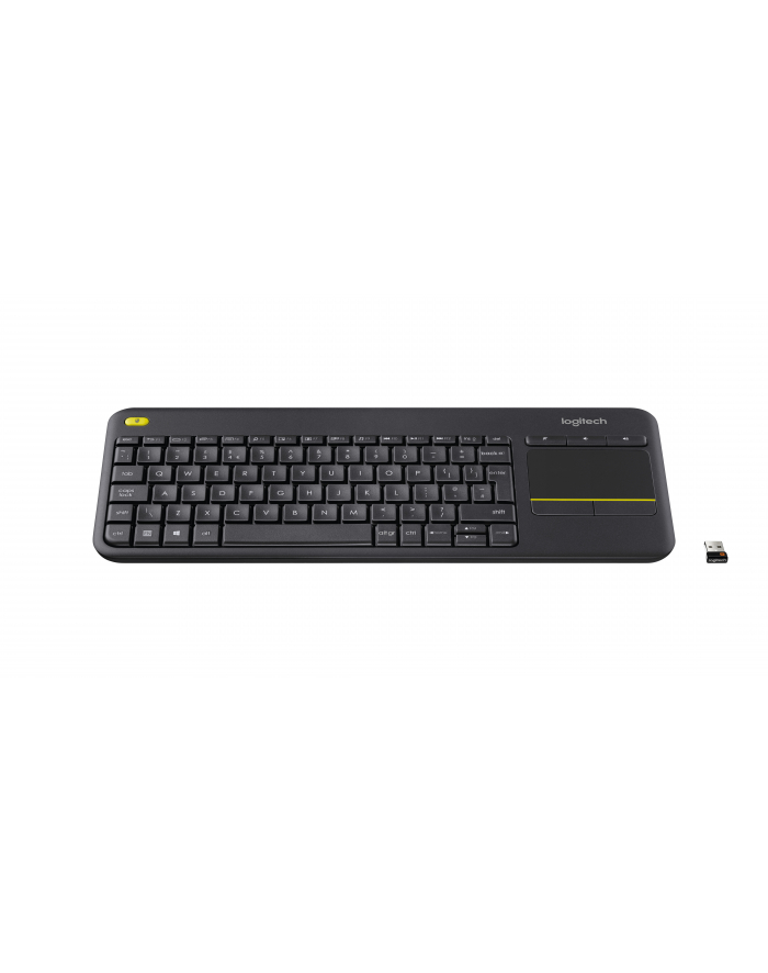 logitech WIRELESS TOUCH KEYBOARD 400PLUS/DARK - HRV-SLV - INTNL 920-008385