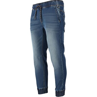 Spodnie Joggery Jeansowe Niebieskie Stretch, 