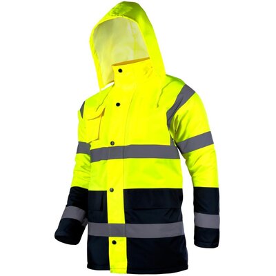 LAHTI PRO Kurtka ostrzegawcza zimowa żółta rozmiar M L4090702 LPL4090702