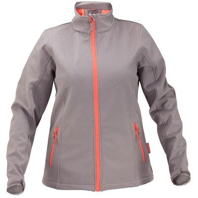 LAHTI PRO Kurtka Soft-shell szaro-pomarańczowa damska rozmiar XXXL L4090406 LPL4090406