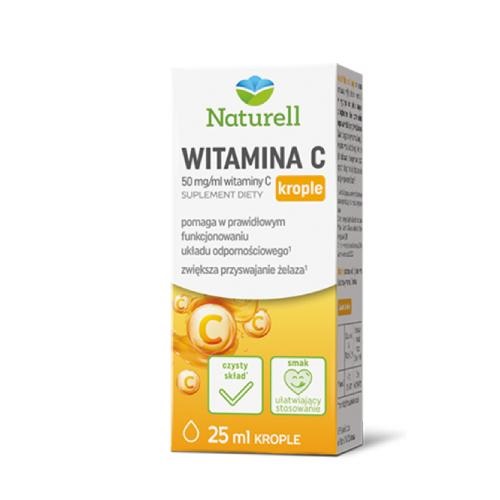 Naturell Witamina C 50 mg/ml Krople, 25 ml
