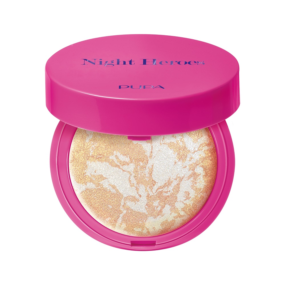 Pupa Night Heroes Wypiekany rozświetlacz do twarzy