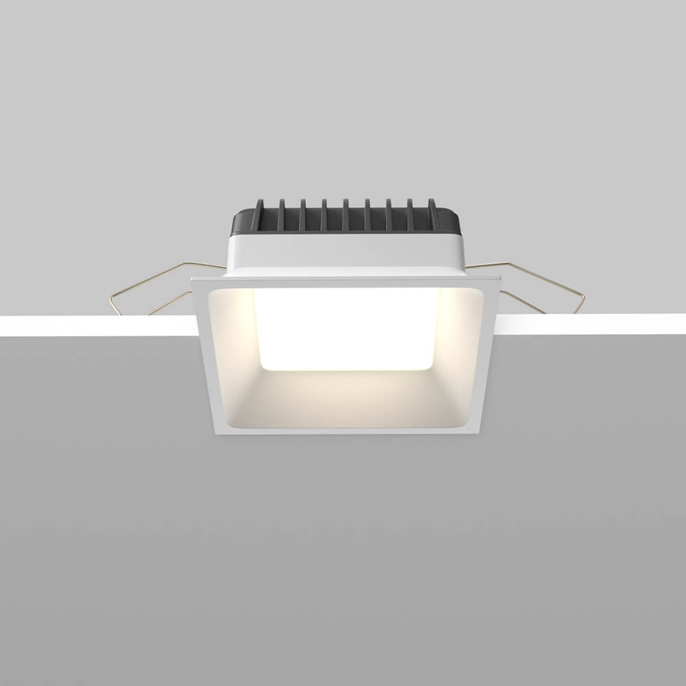 Podtynkowa lampa Okno DL056-12W3-4-6K-W Maytoni LED 12W IP44 metalowa biała
