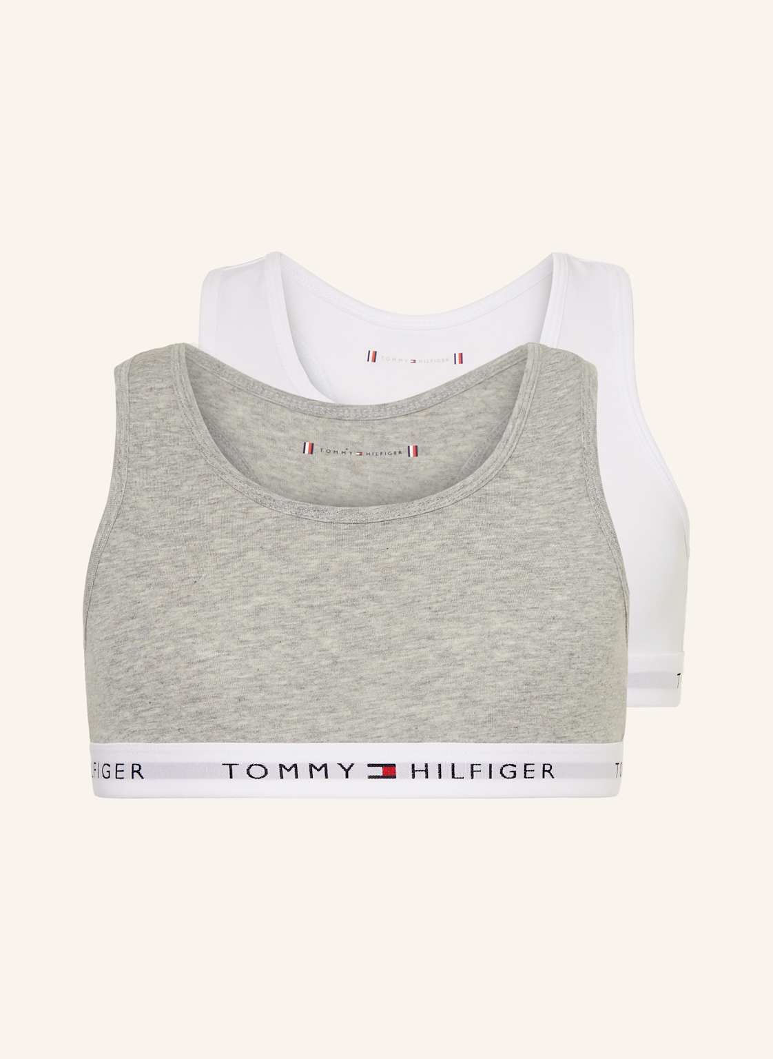 Tommy Hilfiger Biustonosz Bustier, 2 Szt. grau