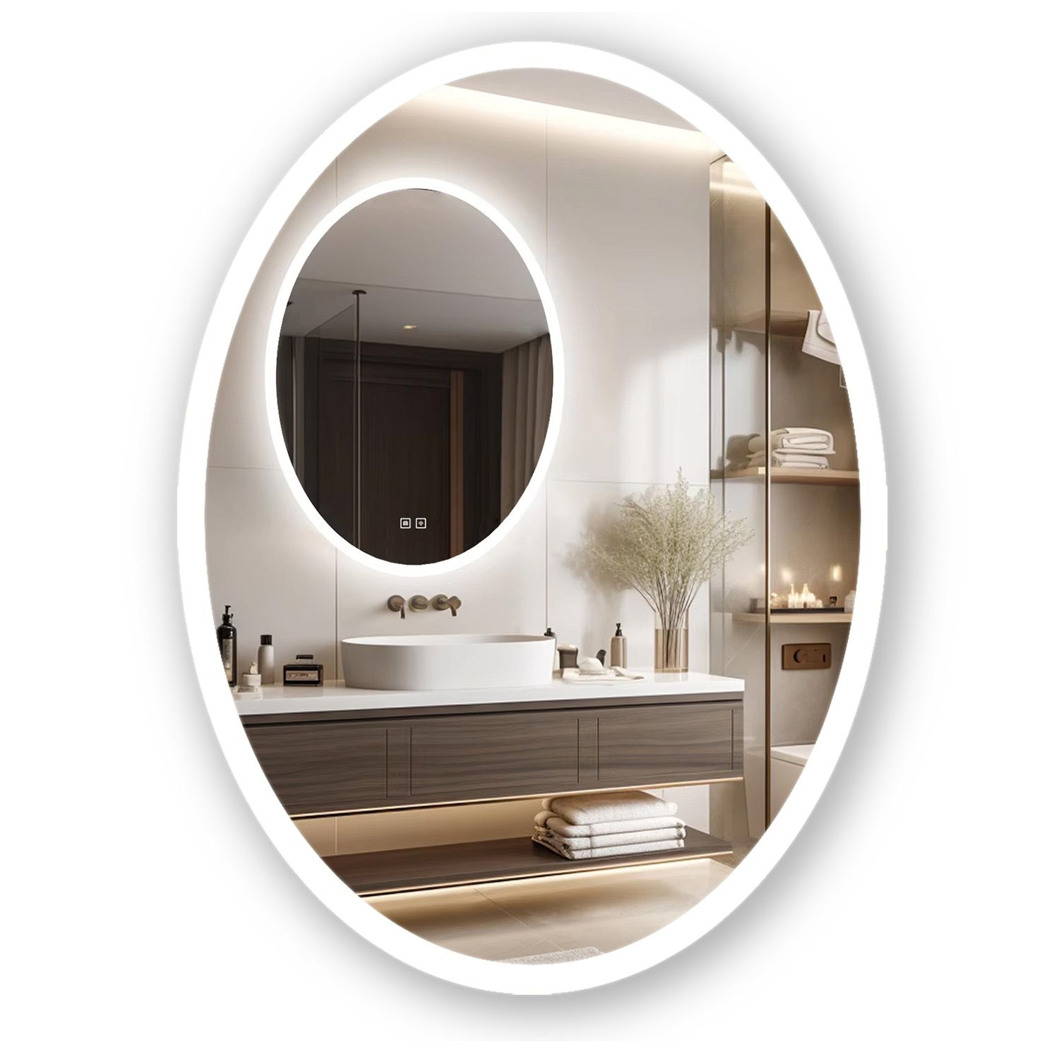 Tutumi LUSTRO ŚCIENNE LED 60x80cm WWA