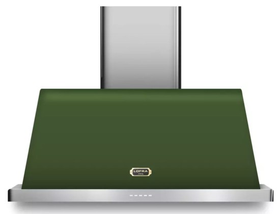 Okap kominowy LOFRA Dolcevita 90 OLIVA VERDE HOOD 900 gold