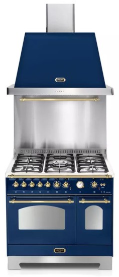 Zestaw Kuchnia Gazowa LOFRA DOLCEVITA 90 BLU RBLD96MFTE/Ci/Z gold