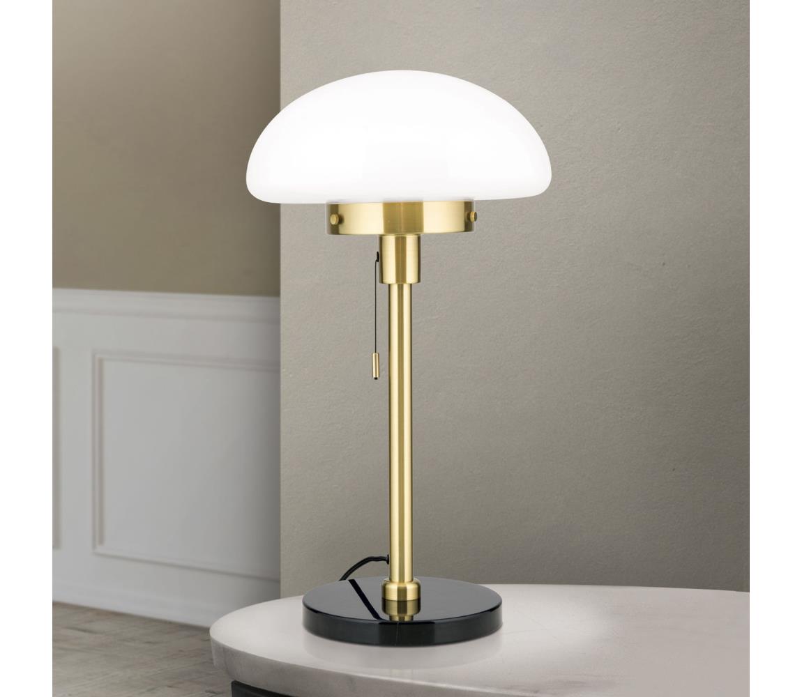 Orion LA 4-1221/1 - Lampa stołowa SPARTA 1xE27/40W/230V złoty/czarny