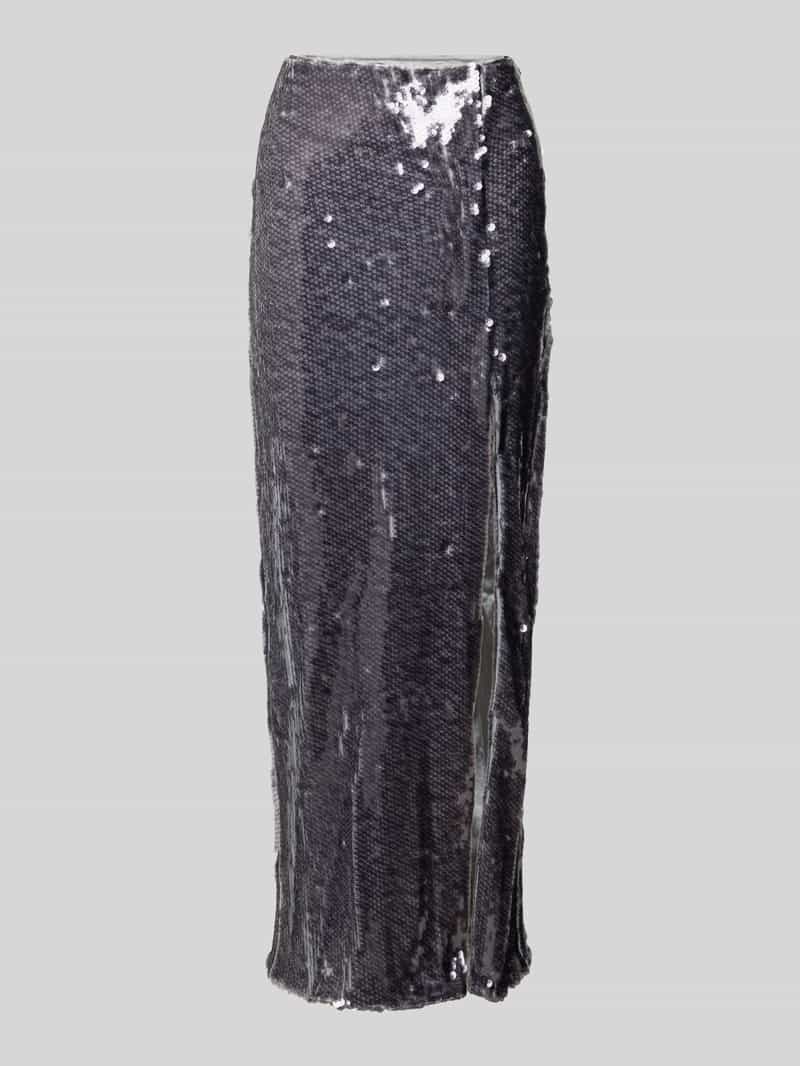 Długa spódnica z cekinowym obszyciem model ‘Violet’