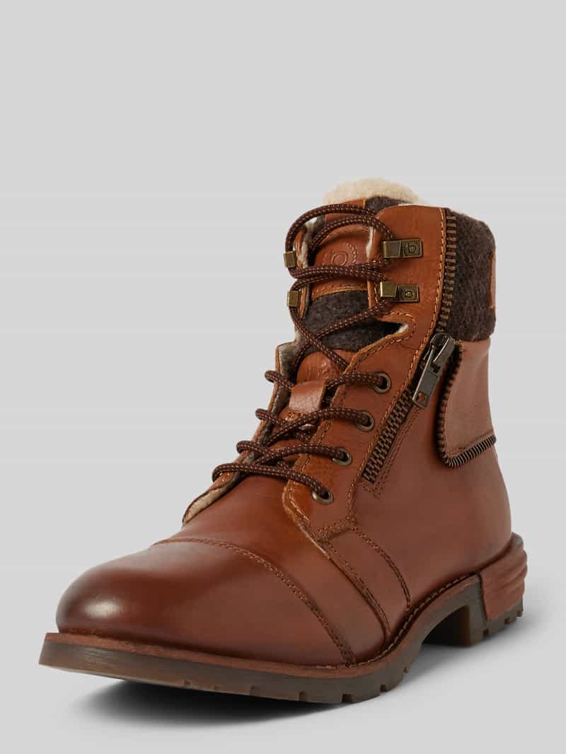 Buty z mieszanki skóry model ‘Sentra’