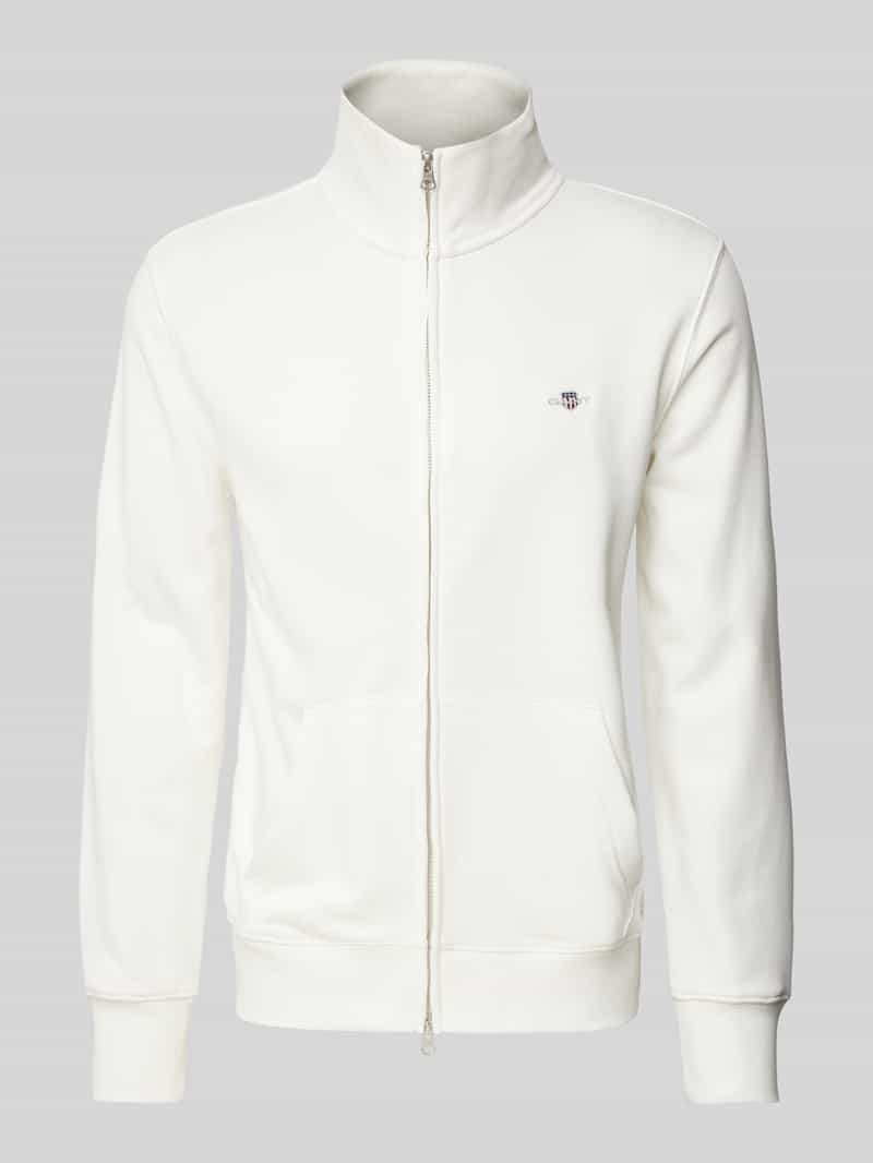 Bluza rozpinana o kroju regular fit z wyhaftowanym logo model ‘SGIELD’