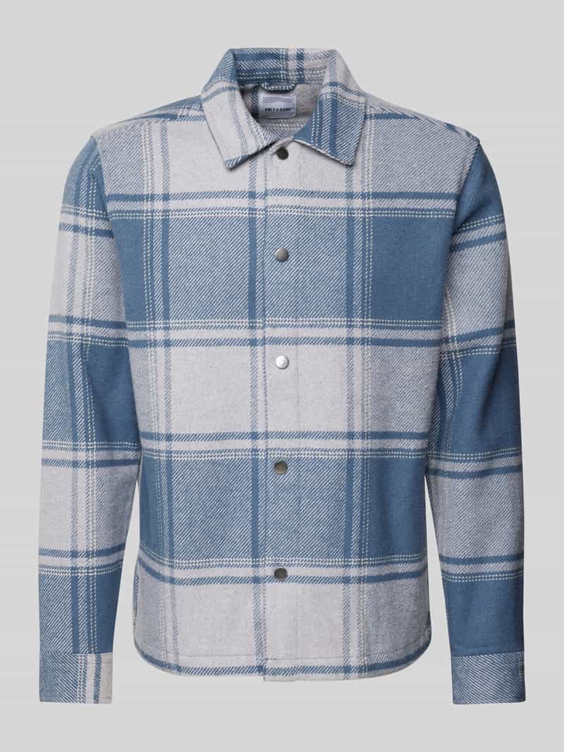 Koszula casualowa o kroju regular fit z kołnierzykiem new kent model ‘MACE’