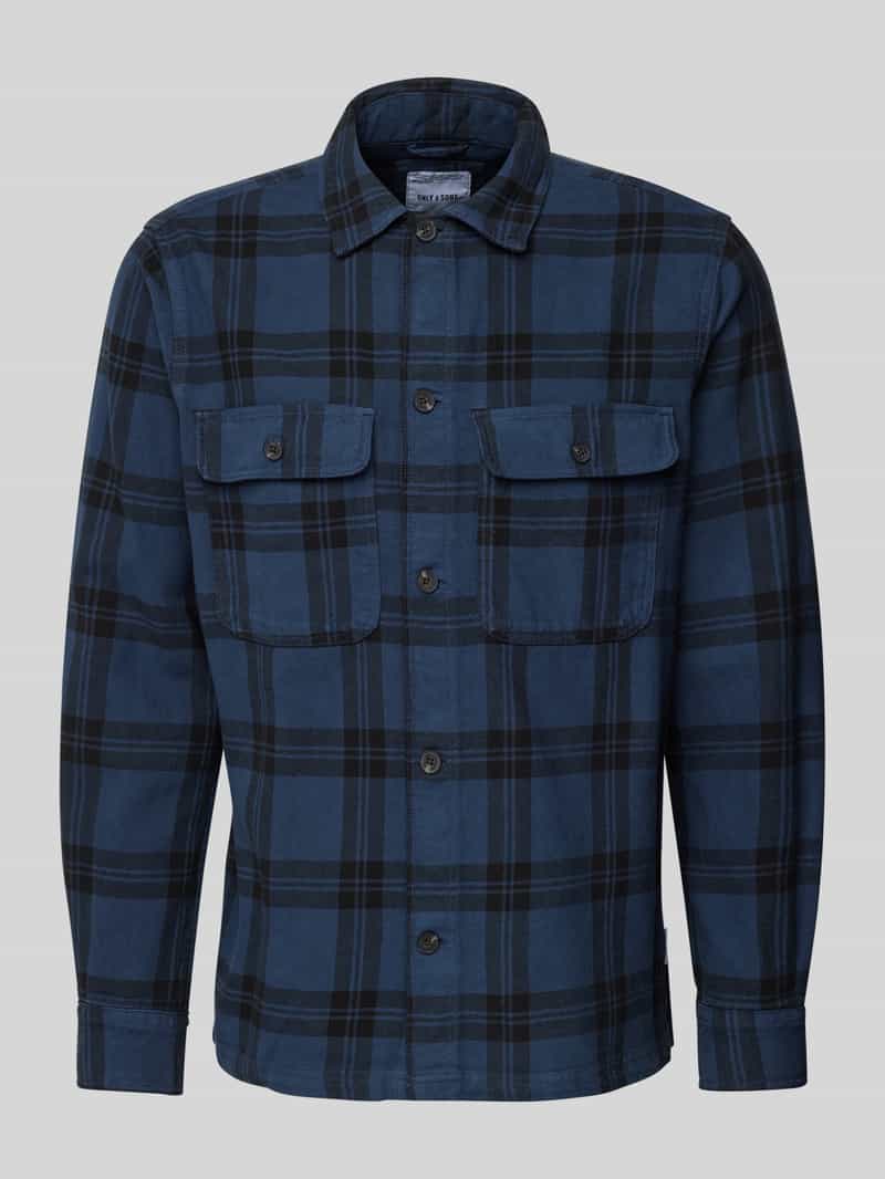 Koszula casualowa o kroju regular fit z kołnierzykiem new kent model ‘OLIVER’