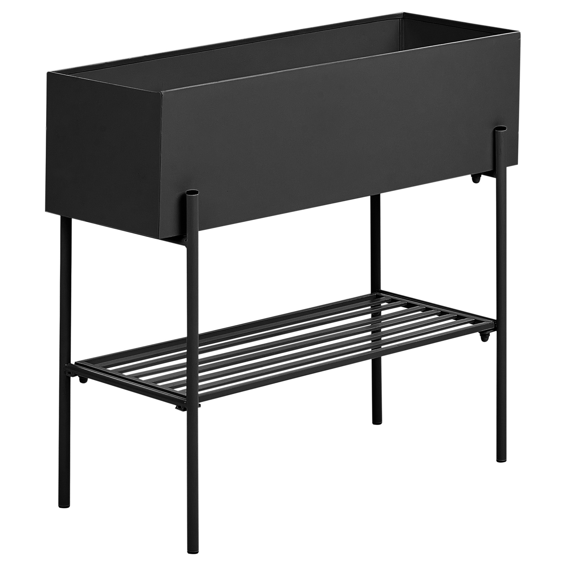 Doniczka na nóżkach VINCA Metal 70 cm Czarny