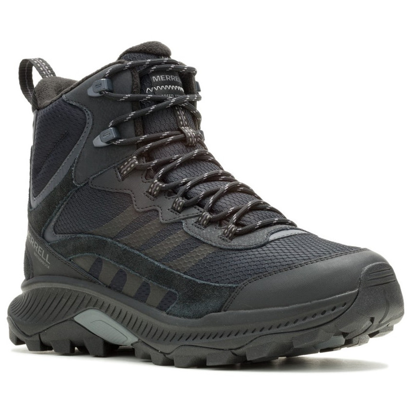 Męskie buty turystyczne Merrell Speed Strike 2 Thermo Mid Wp Rozmiar butów (UE): 45 / Kolor: czarny