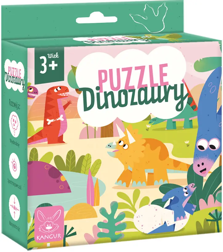 Puzzle Dinozaury - Kangur