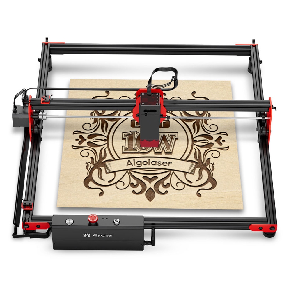 AlgoLaser DIY KIT 10W Laser Engraver Dual-core CPU 12 000mm/min Engraving Speed 2 4G WiFi 400*400mm 157 5*157 5inch - EU