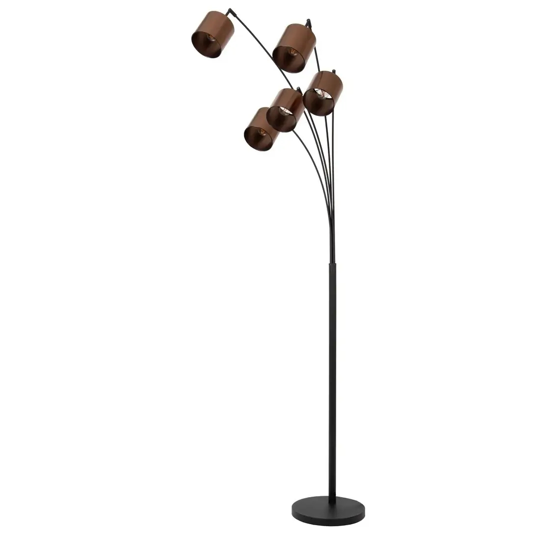 Wielopunktowa lampa podłogowa RANKOS 05747/85/30 Lucide czarny