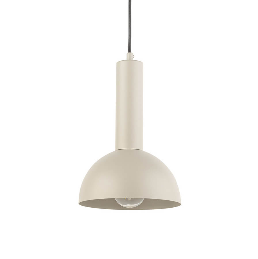 Punktowa lampa wisząca 40804 Sigma pojedyncza zwis szara beżowa