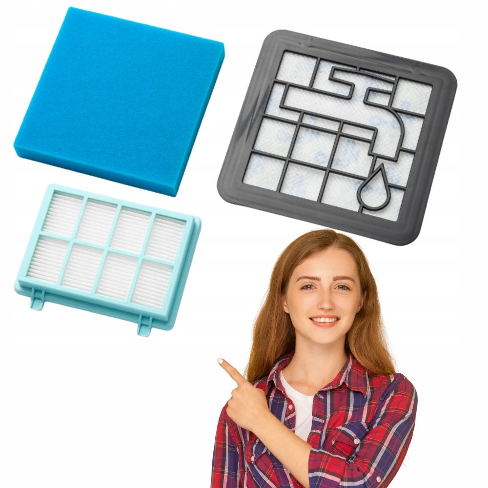 Filtry do odkurzacza PHILIPS PowerPro Compact, Active, City, FC8010 / 02