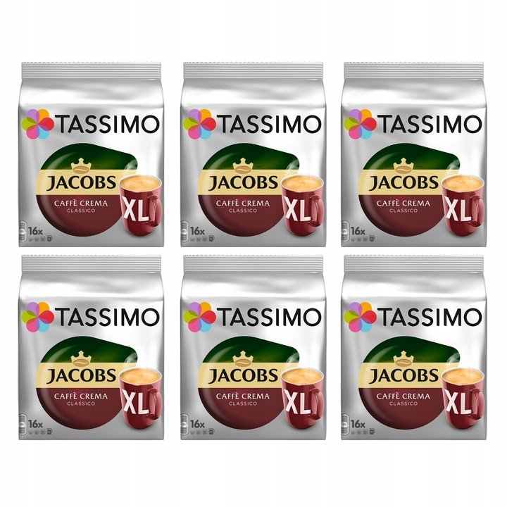 Kapsułki do Tassimo Jacobs Caffe Crema Classico 96 szt.